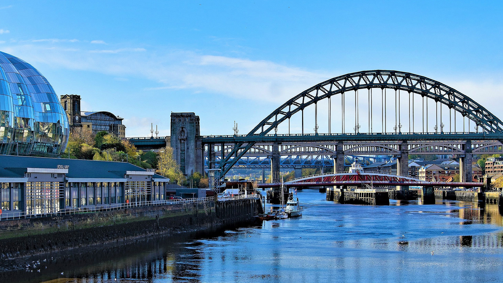 Picture of the Tyne Bridge in Newcastle Upon Tyne, UK.